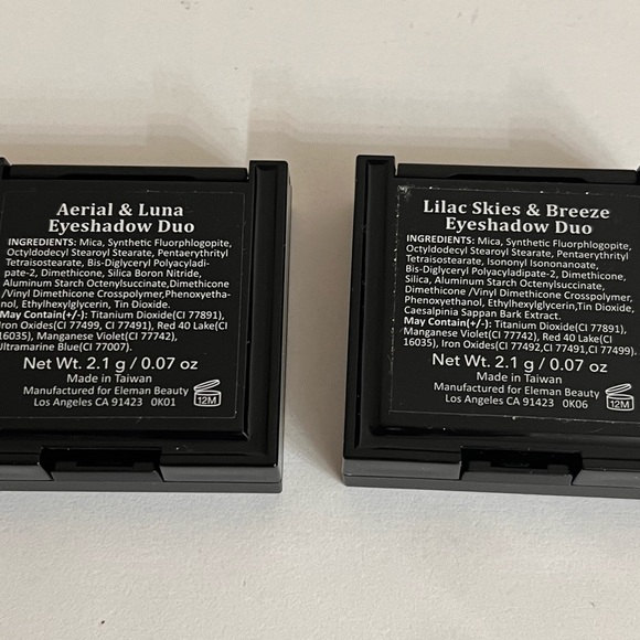 2 Eleman Beauty shadow palettes - Picture 3 of 3